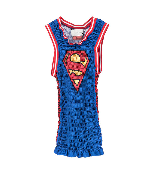 RECONSTITUTED SHIRRED BASKETBALL JERSEY MULTI MEDIUM#2