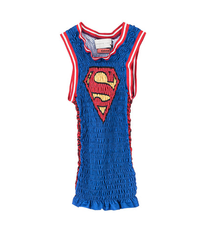 RECONSTITUTED SHIRRED BASKETBALL JERSEY MULTI MEDIUM#2