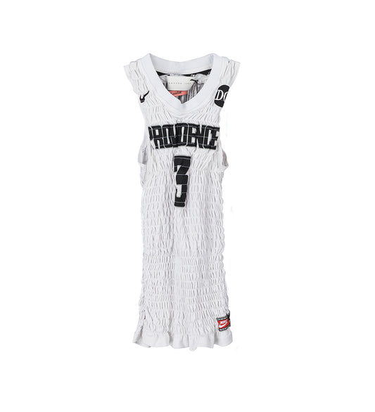 RECONSTITUTED SHIRRED BASKETBALL JERSEY MULTI MEDIUM#3