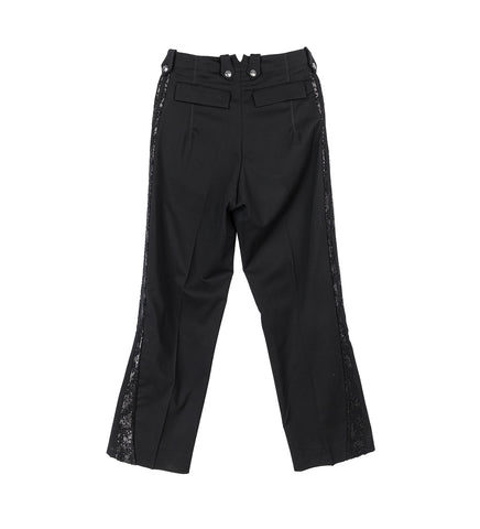 KORMOS MILITARY TROUSER NIGHT BLACK/GLITTER BLACK
