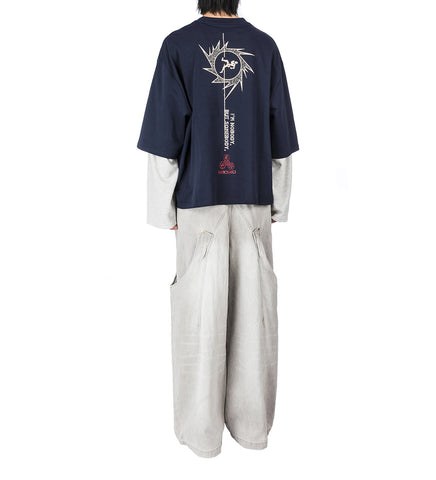 BILLIE BIBS DENIM PANTS RUST STONE