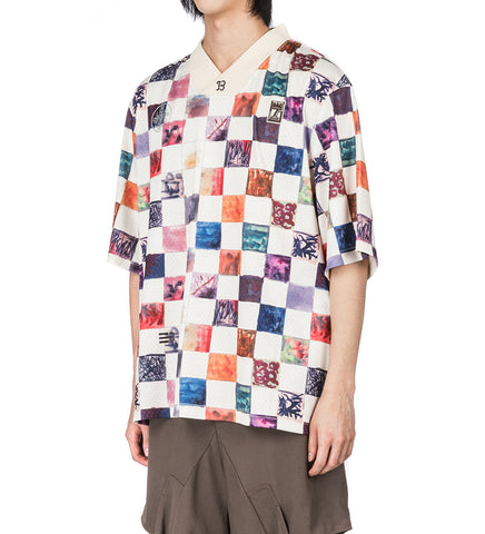 CHECKER BOARD SPORTS TOP MULTI COLOR