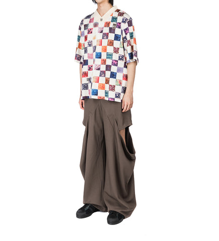 CHECKER BOARD SPORTS TOP MULTI COLOR