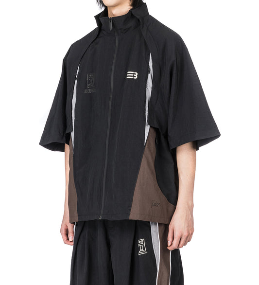 MECHALLE SS TRACK TOP EUPHORIC BLACK