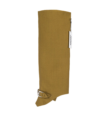 OVERSHOE CHAPS WITH BELT DETAIL OLIVE GREEN