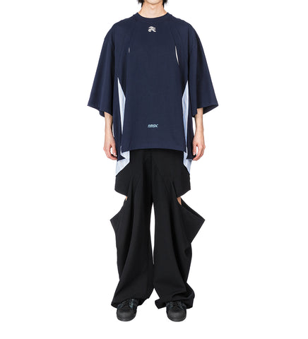 JALEN DRAPE SUITING TROUSERS EUPHORIC BLACK