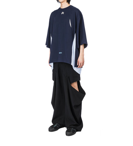 JALEN DRAPE SUITING TROUSERS EUPHORIC BLACK