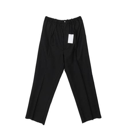 WORKER LOW CROTCH TROUSERS BLACK