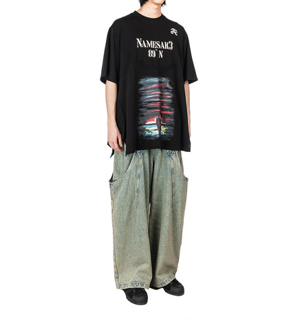 COLLINS ROWING TEE EUPHORIC BLACK
