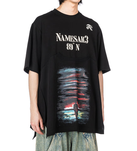 COLLINS ROWING TEE EUPHORIC BLACK