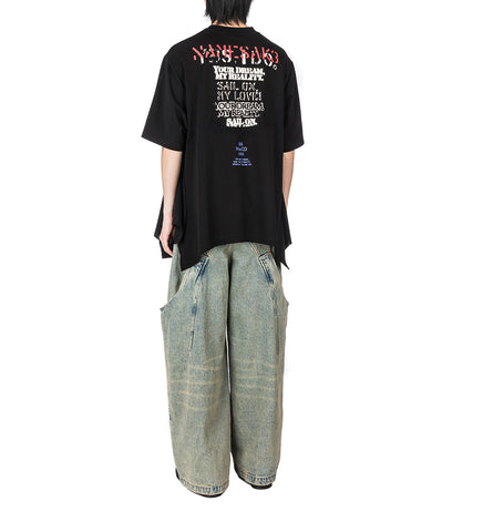 COLLINS ROWING TEE EUPHORIC BLACK