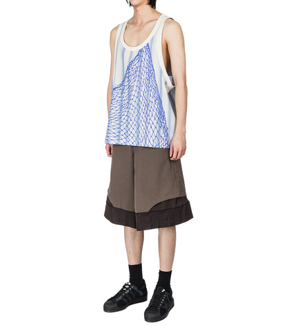 HOFF LAYERD SHORTS SHIITAKE BROWN