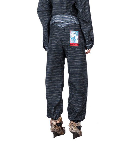 KIKO KOSTADINOV X THE DANTE COLLECTION DANTE JEANS INDIGO STRIPE