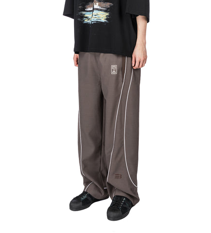 ZO FORMAL TRACK PANTS SHIITAKE BROWN
