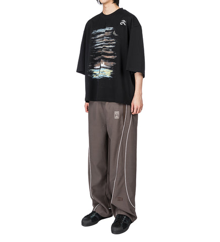 ZO FORMAL TRACK PANTS SHIITAKE BROWN