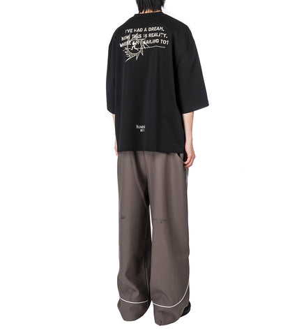 ZO FORMAL TRACK PANTS SHIITAKE BROWN