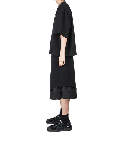 HOFF LAYERD SHORTS EUPHORIC BLACK