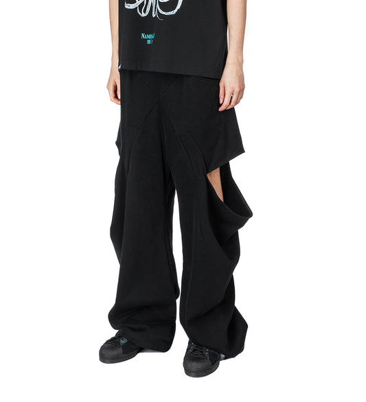 JALEN DRAPE SWEATPANTS EUPHORIC BLACK