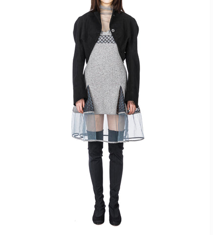 CARR CROPPED JACKET VANTA BLACK