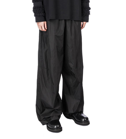 TRACK PANTS W/ DAISY EMB BLACK