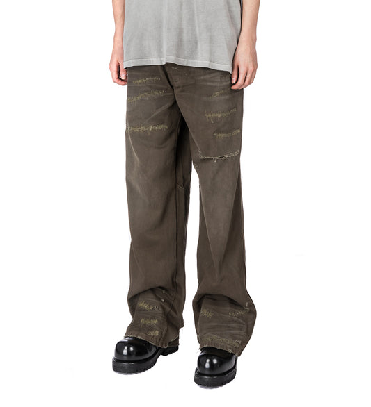 UNDERGROUND PAINTER PANTS ARMY GREEN