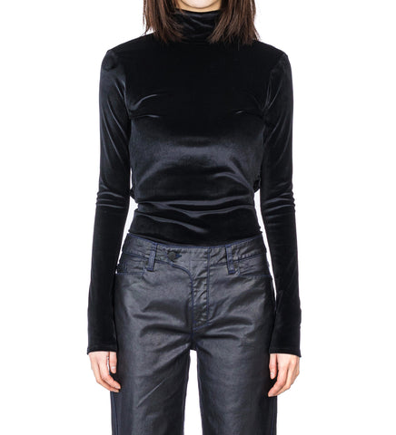 WRAPPED NECK BODY BLACK