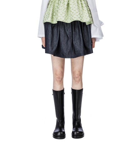 BOBBI SKIRT INDIGO/BLACK