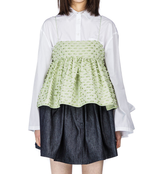 BABETTE TOP PASTEL GREEN