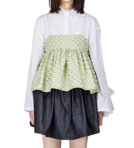 BABETTE TOP PASTEL GREEN