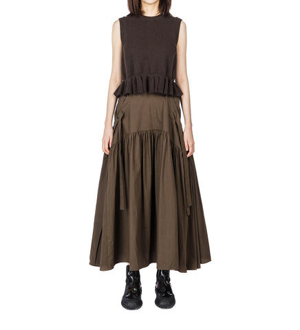 JUSTICE SKIRT BROWN