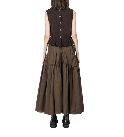 JUSTICE SKIRT BROWN