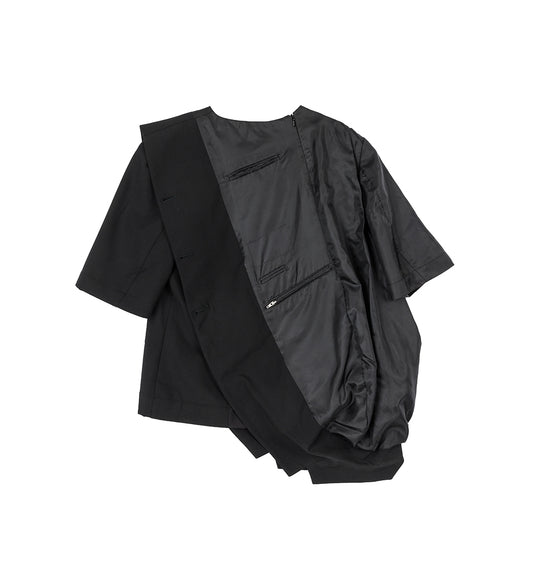 TRANSPARENT PARIS' BEST GILLET BLACK