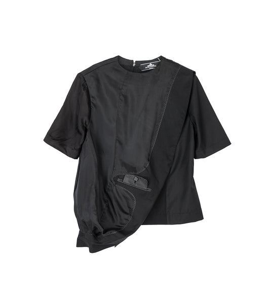 INSIDE OUT T-SHIRT BLACK SMALL