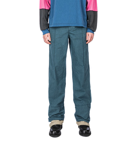 KIKO KOSTADINOV X THE DANTE COLLECTION DANTE GAITER TROUSER WASHED NAVY