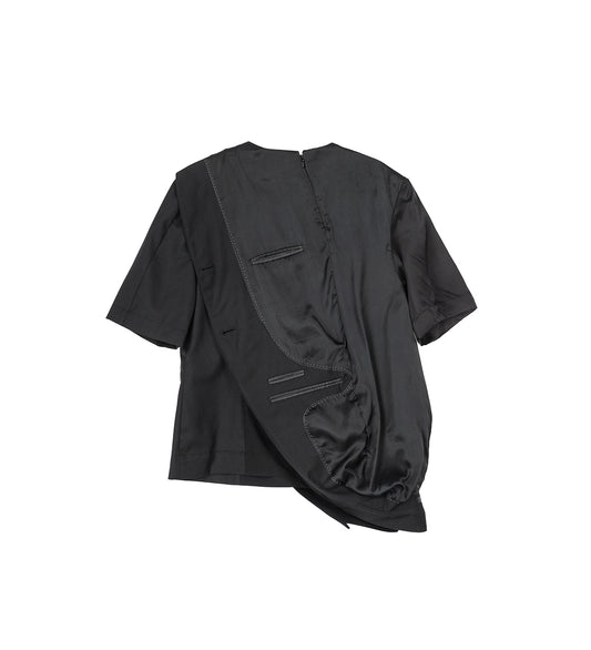 INSIDE OUT T-SHIRT BLACK SMALL