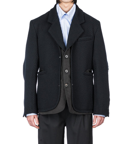 HALICS BLAZER MATT BLACK/JET BLACK