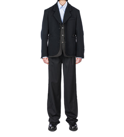 HALICS BLAZER MATT BLACK/JET BLACK