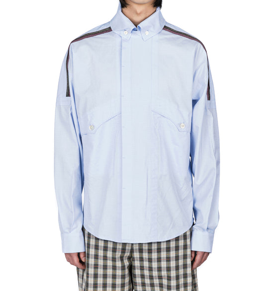 VIG SHIRT SKY BLUE HARLEQUIN