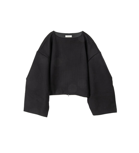 BOAT NECK JUMPER BLACK