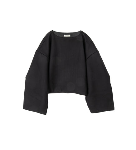 BOAT NECK JUMPER BLACK