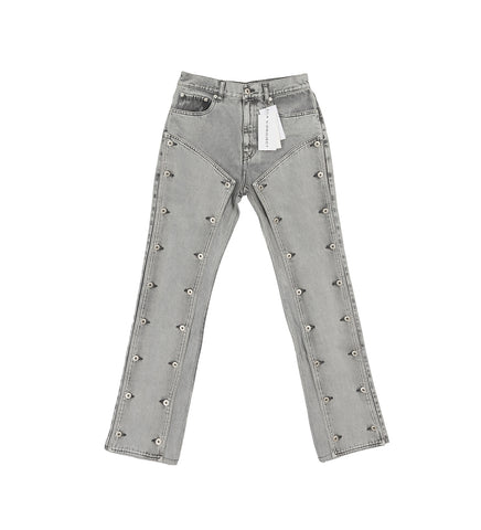 SNAP OFF JEANS GREY