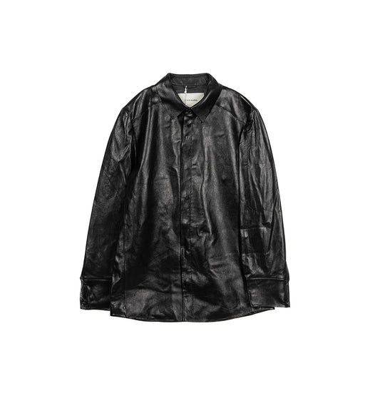 LEGACY LEATHER SHIRT BLACK