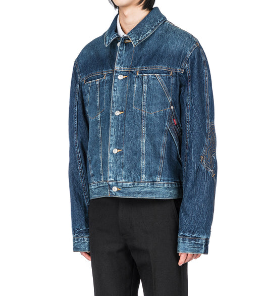 KIKO KOSTADINOV X LEVI'S ARTICULATE JACKET BLUE