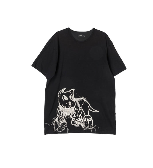 GUARD EMBROIDERD TEE BLACK