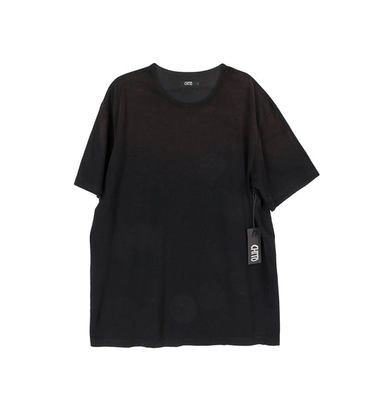 SHINY FINESSE PUP TEE BLACK