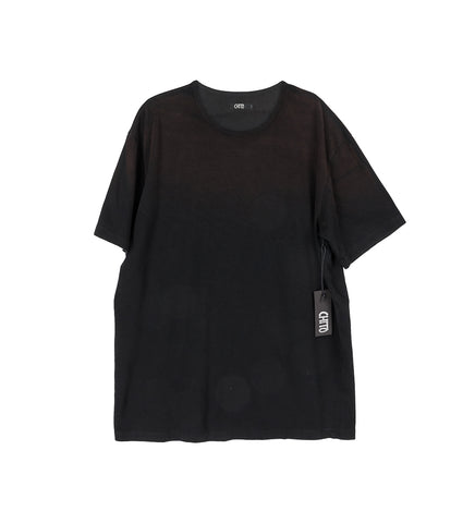 SHINY FINESSE PUP TEE BLACK