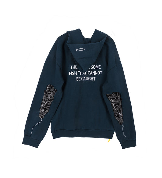 CAN'T BE CAUGHT HOODIE NAVY