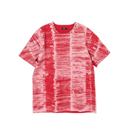 KNOCK OUT PUP TEE WHITE/RED
