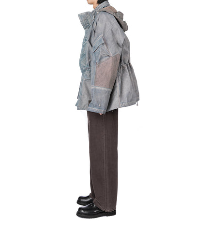HORIZON JACKET CARBON OVERDYE PAPYRUS POLY