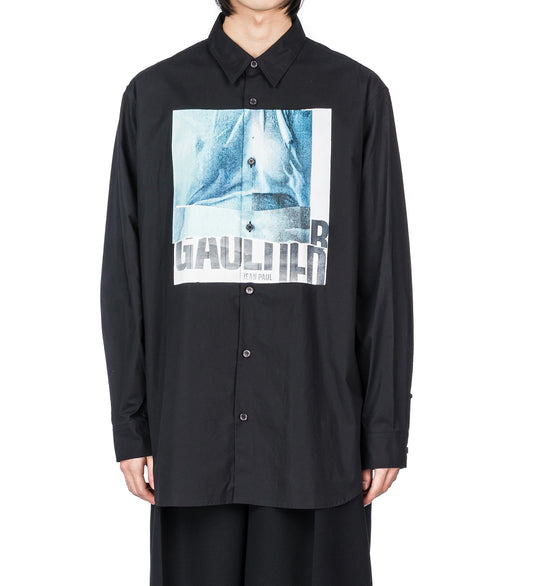 THE OVERSIZED WATER SHIRT BLACK/INDIGO/VINTAGE BLUE